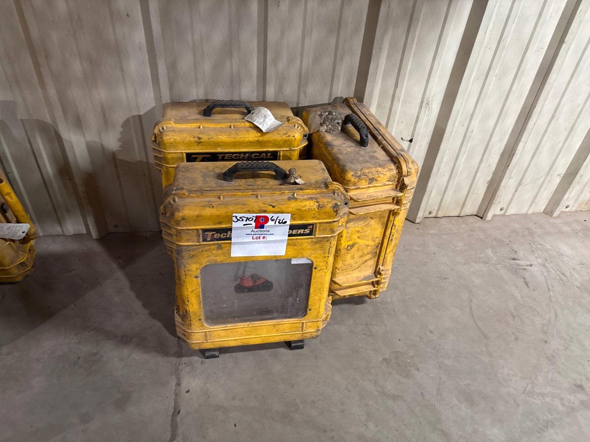 Used (3) tech cal chart recorders