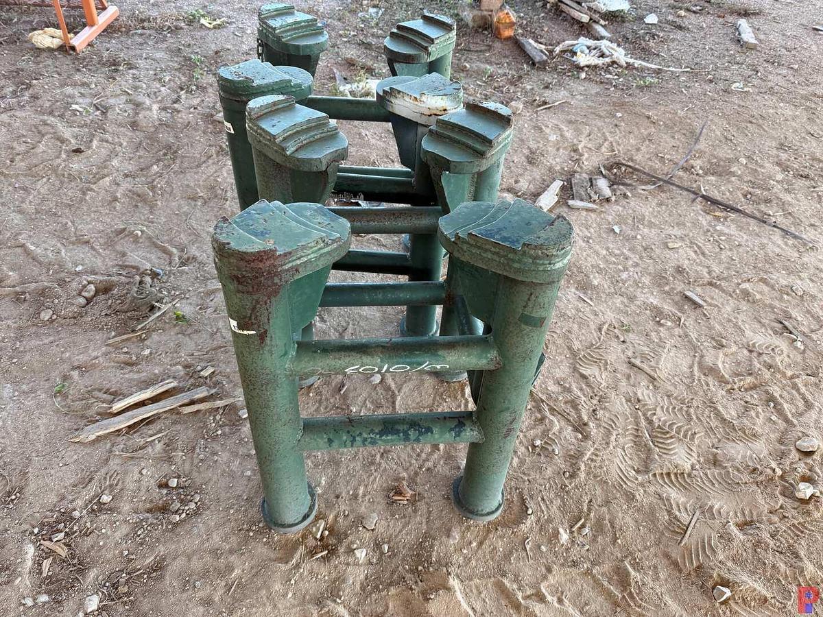 Used (2) 20” X 20” X 30” 4-LEGGED PEDESTALS W/ OPENING CAPABILITY