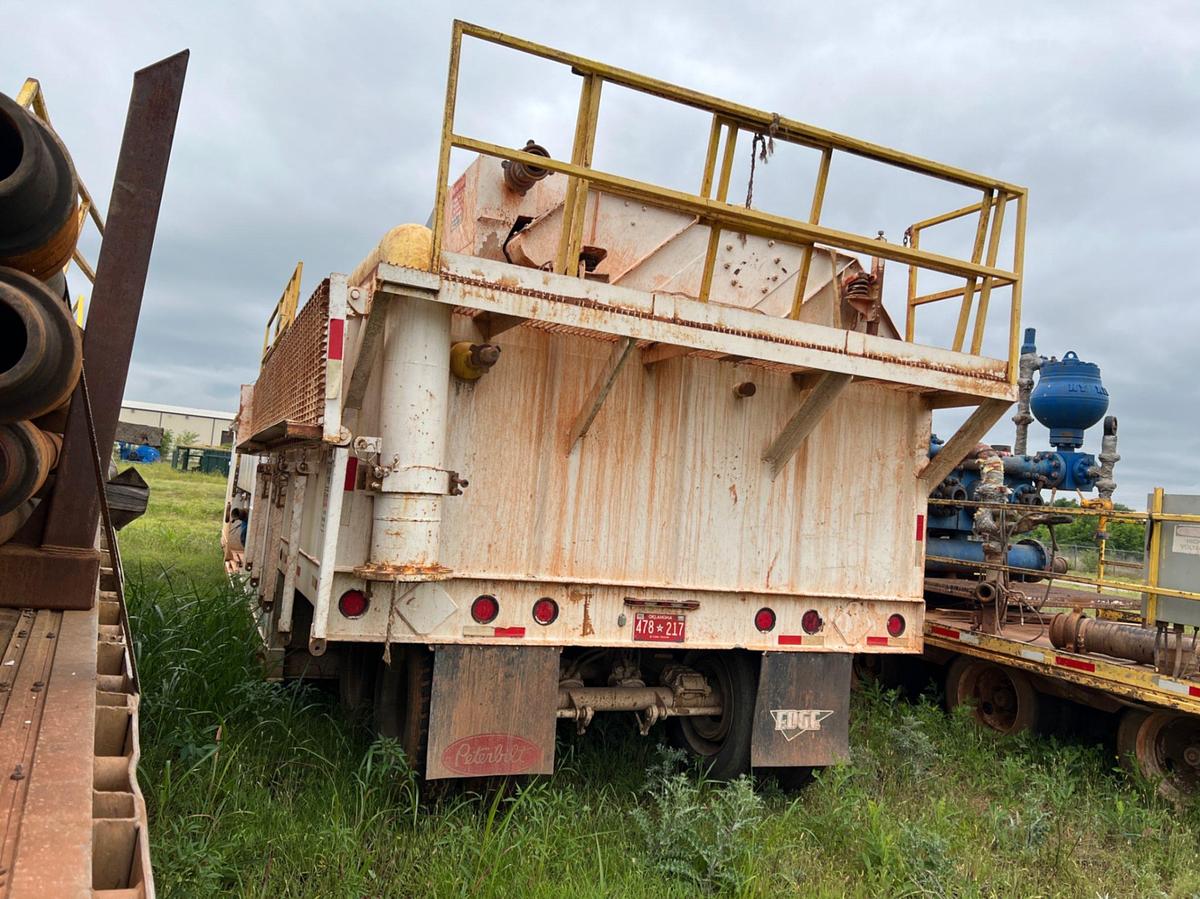 Used 11’ X 48’ MUD MIXING UNIT MTD ON A T/A TRAILER