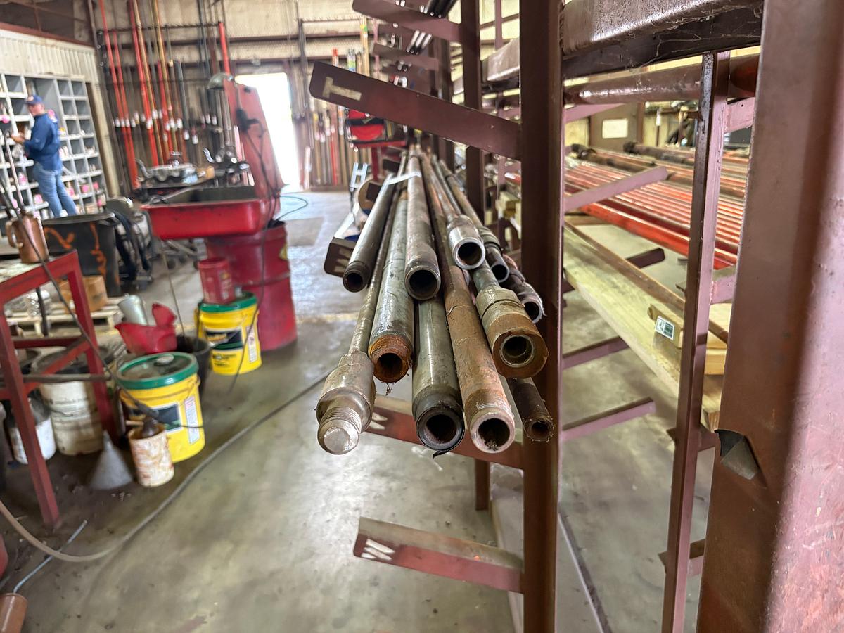 Used (13+) assorted downhole pump rods