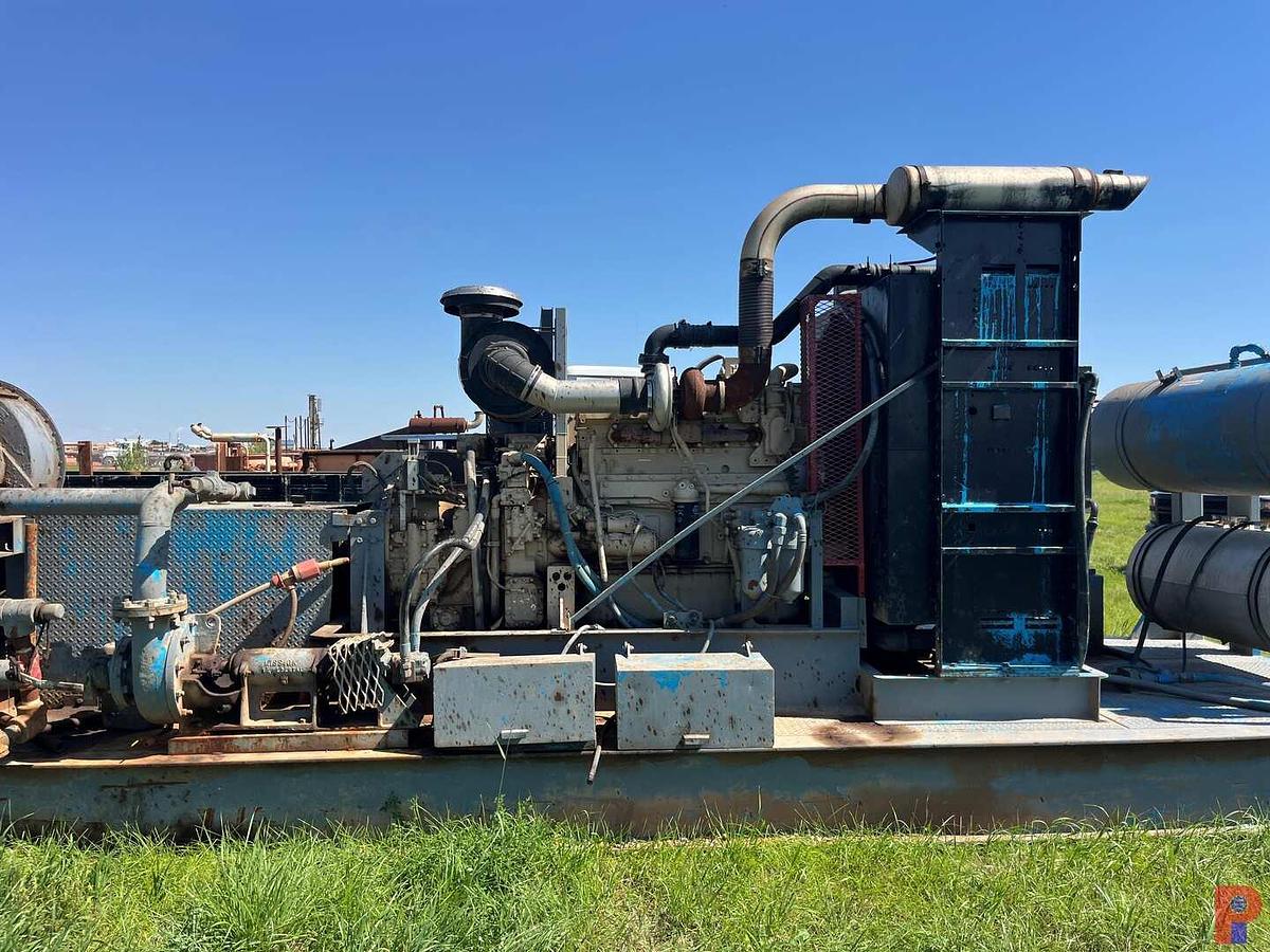 Used AXON HD-500 TRIPLEX WELL SERVICE PUMP P/B CUMMINS QSX15 ALLISON 5860 TRANS.