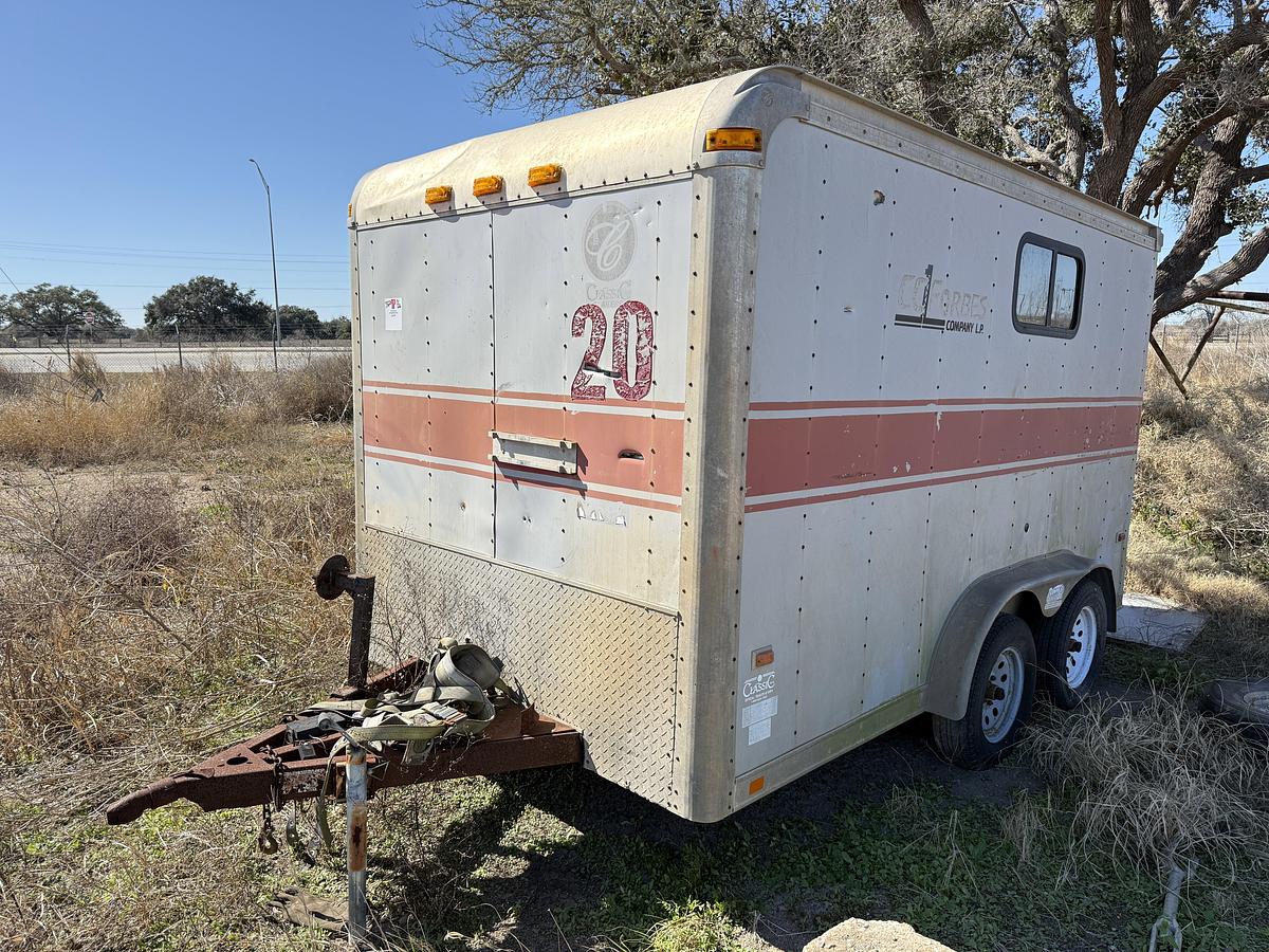 Used 12’ T/A BUMPER PULL DOGHOUSE TRAILER