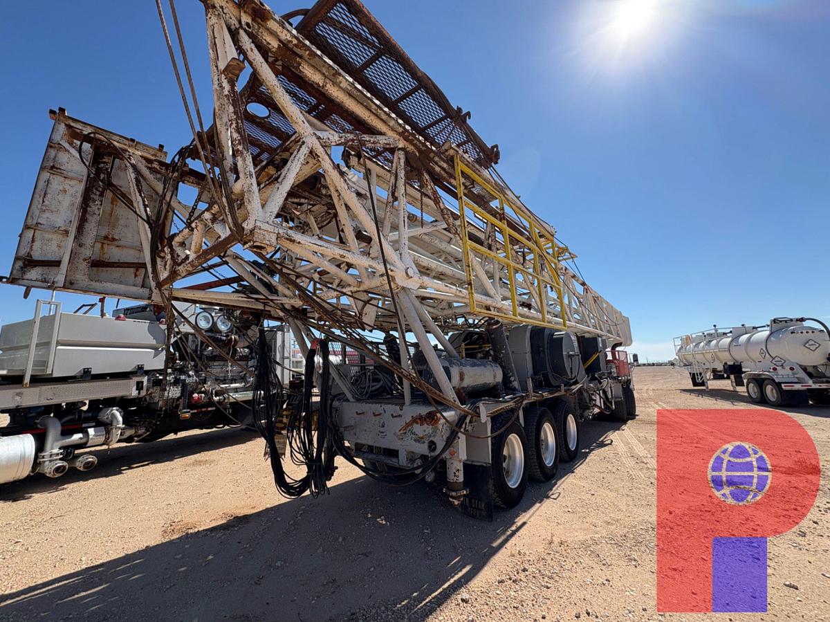Used 2004 NOV/FRANKS 550 5-AXLE DOUBLE DRUM WELL SERVICE RIG