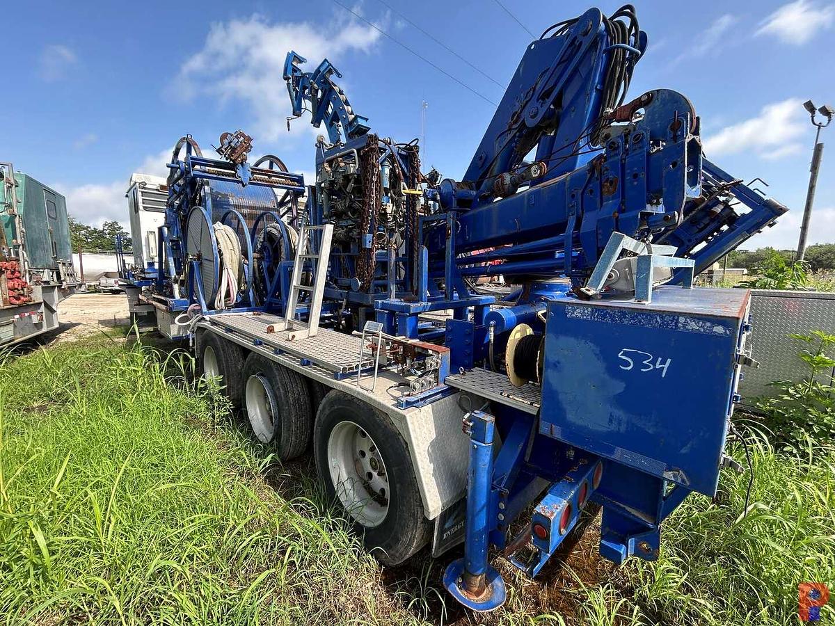 Used LEADER ENERGY COILED TUBING UNIT ON TRI AXLE TRAILER