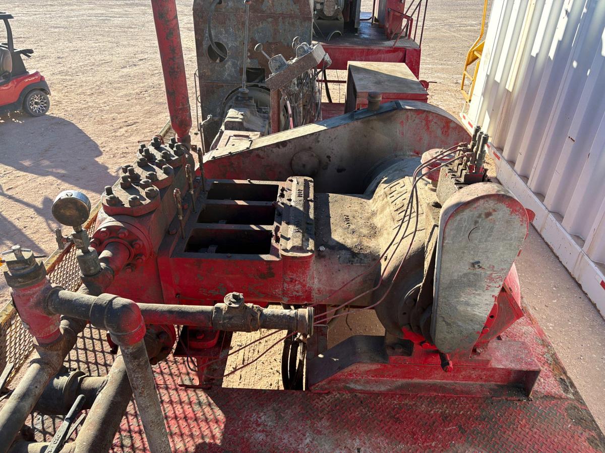 Used GASO TRIPLEX PUMP MTD ON 45’ T/A STEPDECK TRAILER