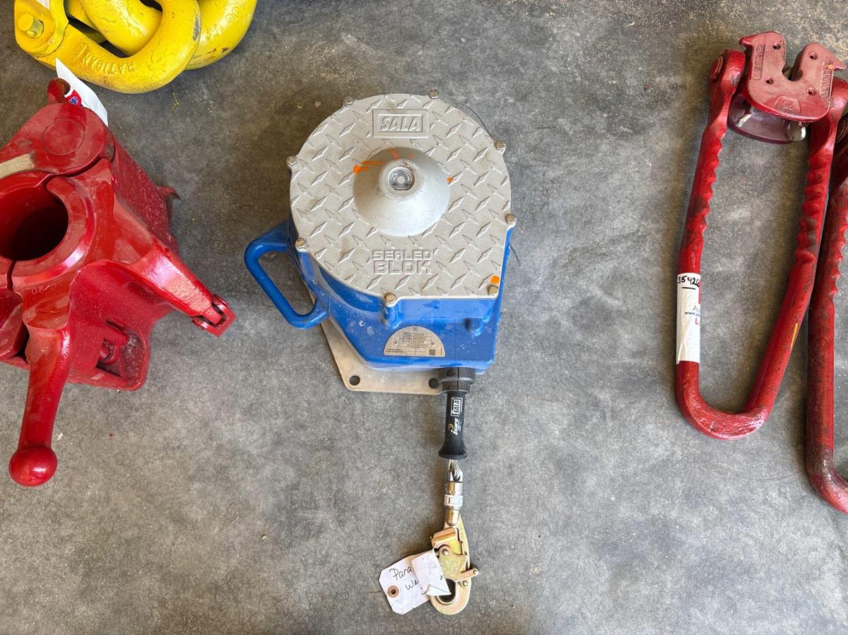 Used DBI SALA 130’ 420lbs fall safety device