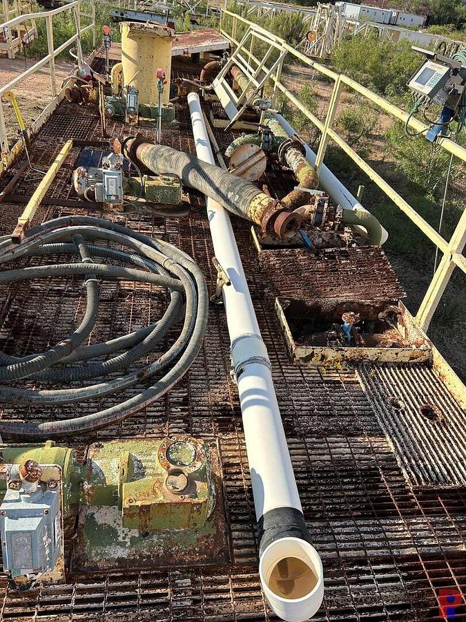 Used 52’ X 12’ X 5’ 515 BBL SUCTION PIT TANK