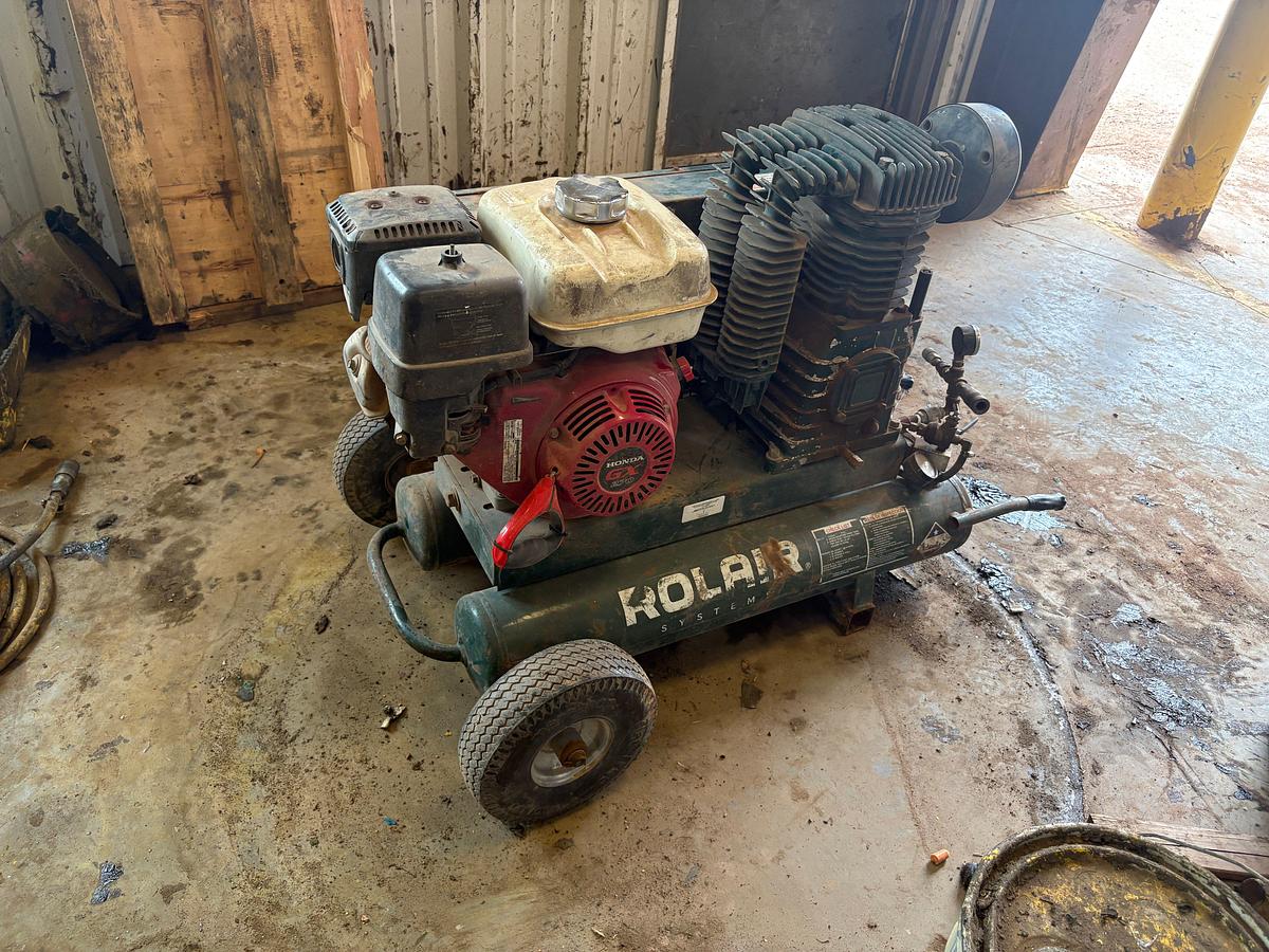Used Rolair systems 8422hk30 air compressor p/b: Honda gx270