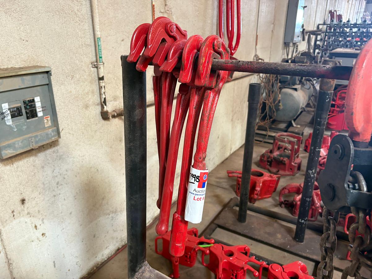 Used (5) gearench & petol rod wrenches
