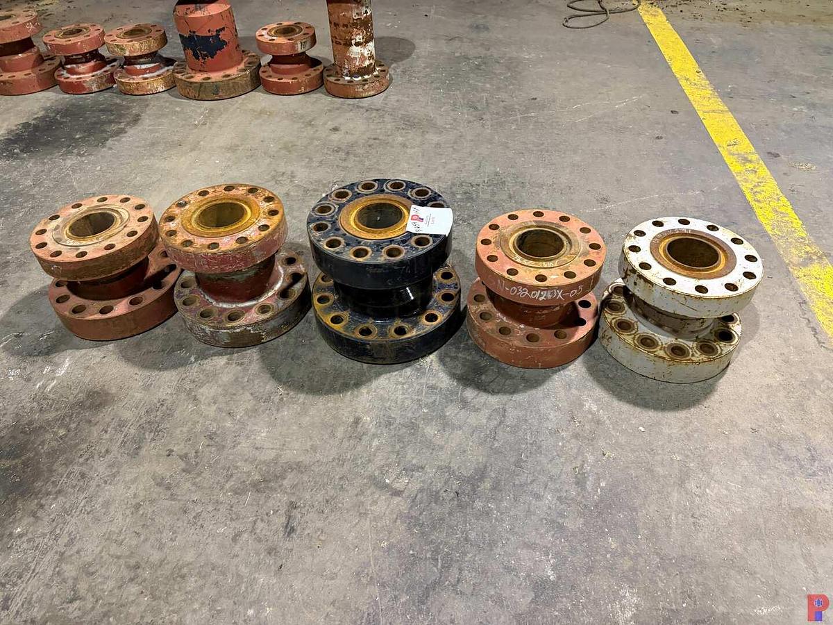 Used (5) 7-1/16” X 5-1/8”  SPOOL ADAPTERS