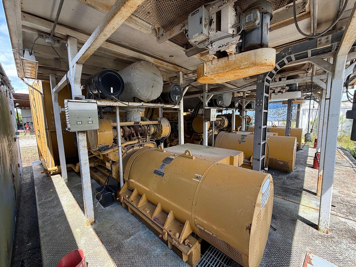 Used KATO 1204-KW DIESEL GENERATOR SET P/B CATERPILLAR 3512B 1621-HP