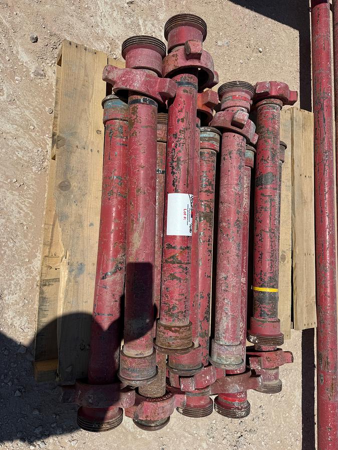 Used (10 X $) 3” x 3’L FIG 1002 10K WP FLOW IRON PUP JOINTS