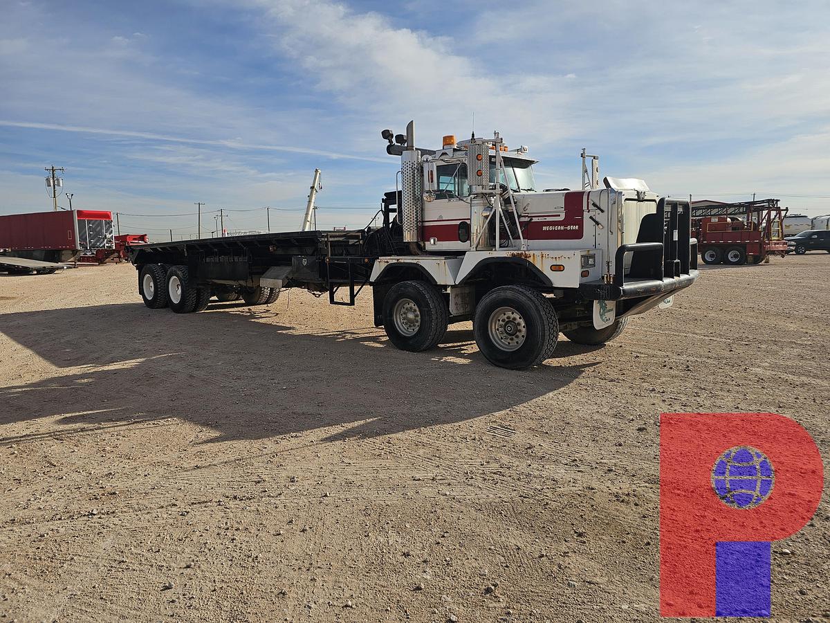 Used 1995 WESTERN STAR 6984S TWIN-STEER RIG UP WINCH TRUCK