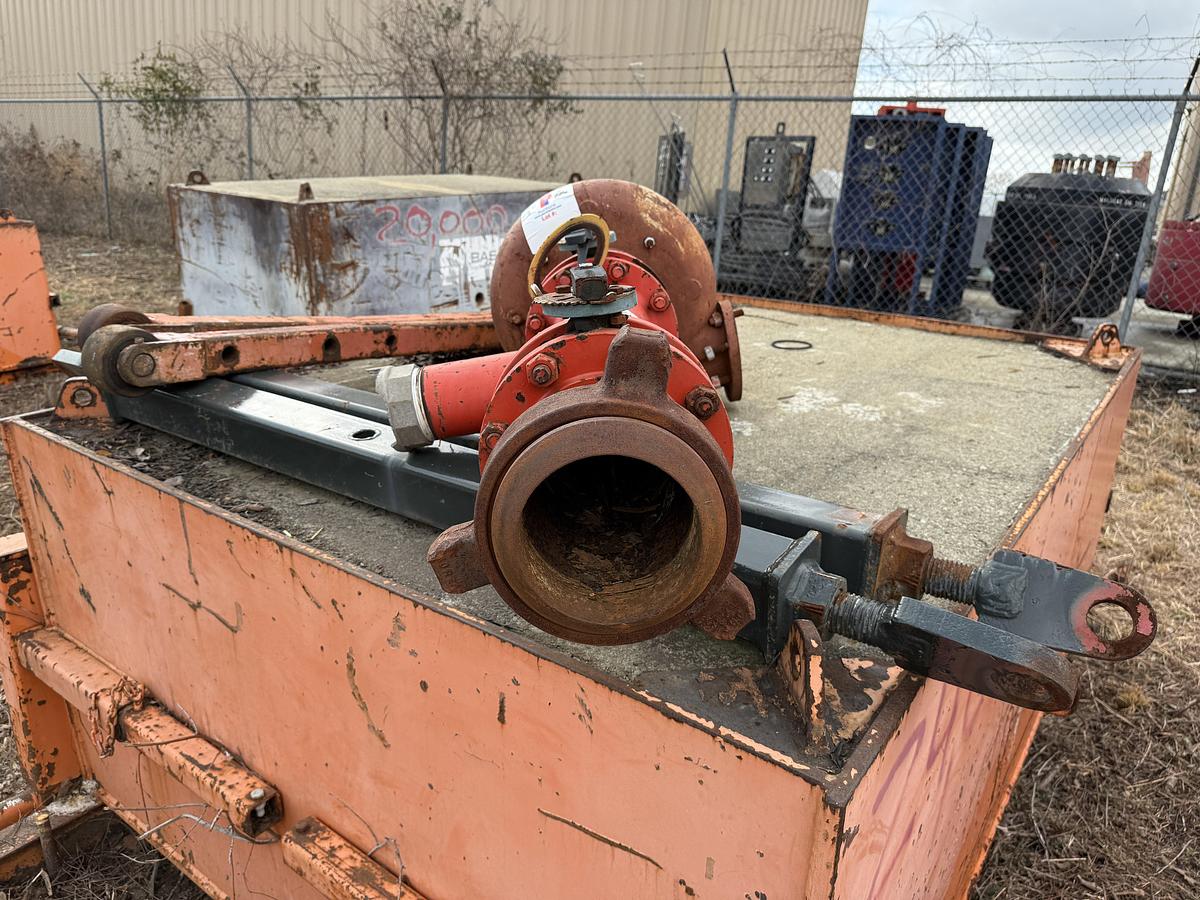 Used 2015 DRAGON 5X4X14 CENTRIFUGAL PUMP & (2) 72” SQUARE TUBING TURNBUCKLES