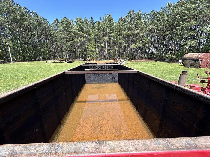 Used 2-COMPARTMENT 180 BBL REVERSE PIT WORK TANK SKIDDED