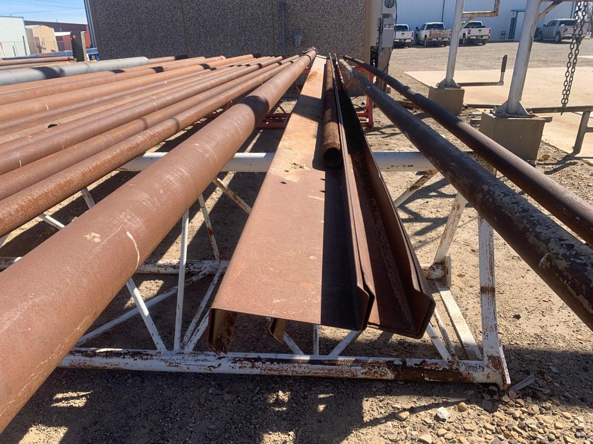Used (29) Of Misc Pipe (4) Of Z Purlin