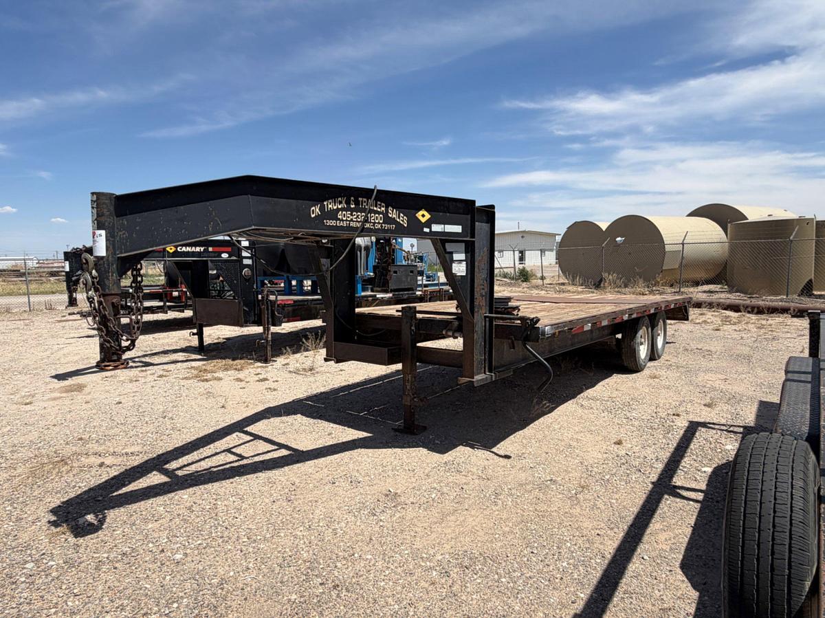 Used 2010 Road Boss 20’ t/a Gooseneck Flatbed Trailer