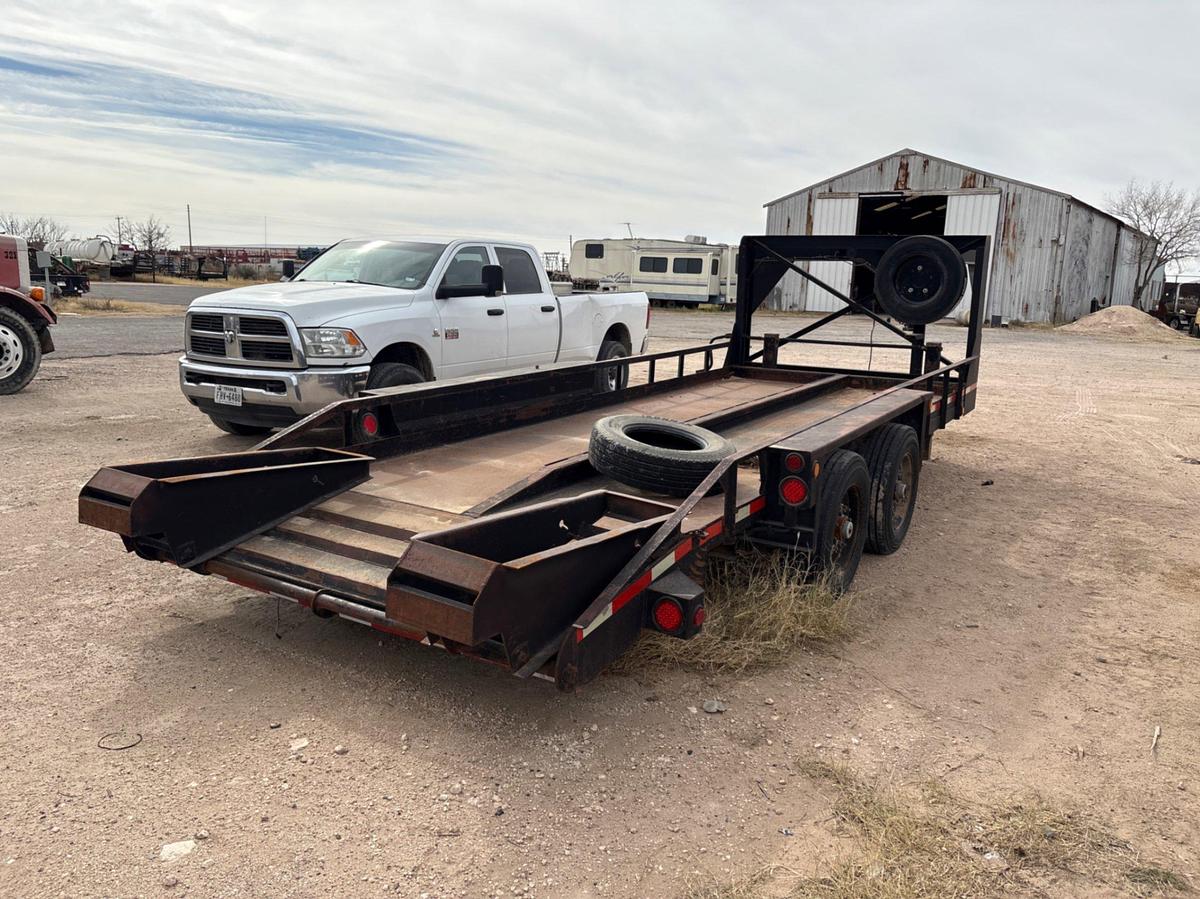 Used 2012 BRUTON EASY PULL 22’ X 90” T/A GOOSENECK CAR HAUL TRAILER