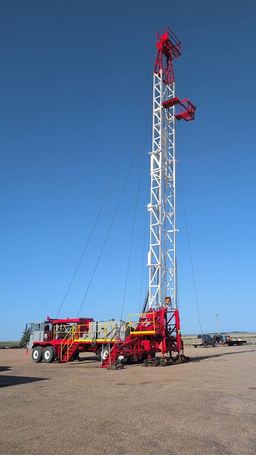 Used Refurbished 1982 Mainland Well Service Rod Rig, (Certified Block, 2025 CAT IV)
