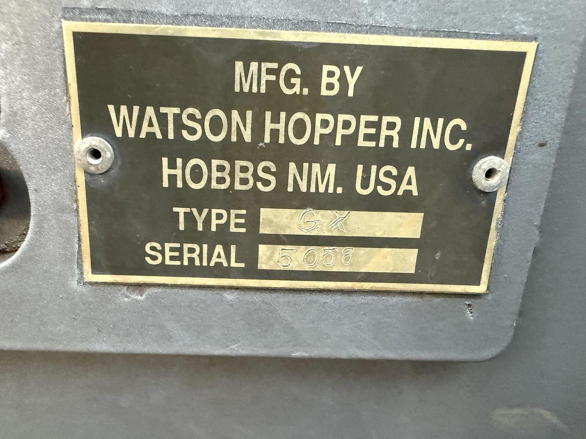 Used WATSON HOPPER GX SWAB RIG MTD ON 2009 INTERNATIONAL WORKSTAR 7500 T/A TRUCK