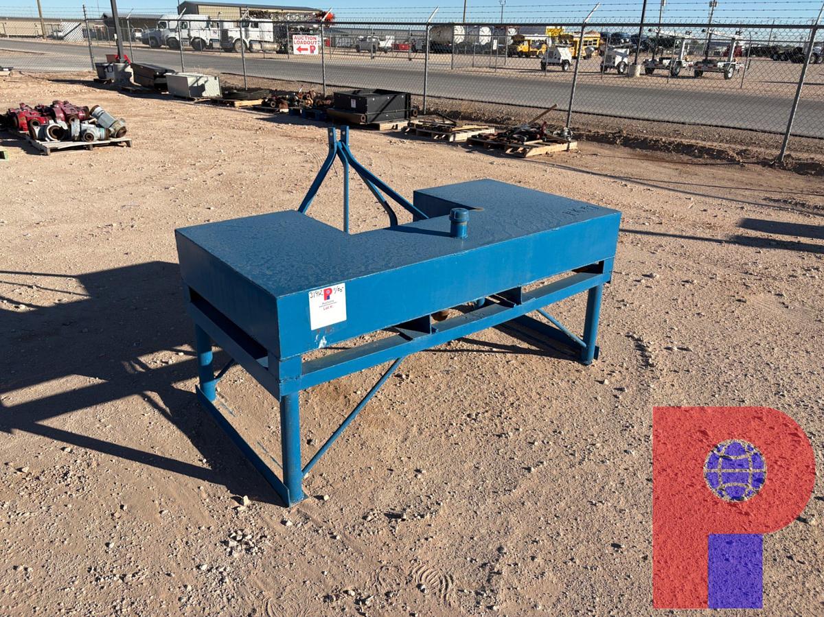 Used NEW HOLLAND 10' SPRAY RIG TANK TRAILER W/ 3 POINT AUX. TANK