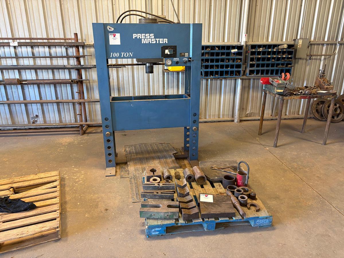 Used RK machinery HFP-100T press master 100 ton hydraulic press