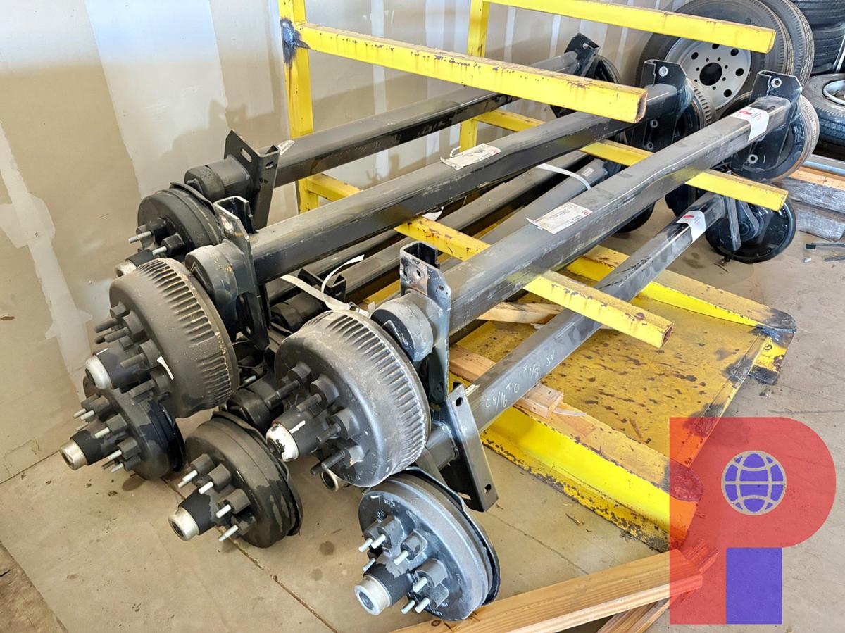 Used (2) DEXTER 8-LUG 8,000LBS HEAVY DUTY TORSION AXLES