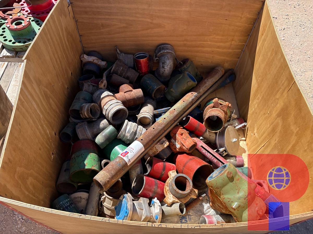 Used (4 PALLETS) W/ HDPE STUB ENDS, ADAPTER FLANGES, & HOSE COUPLERS