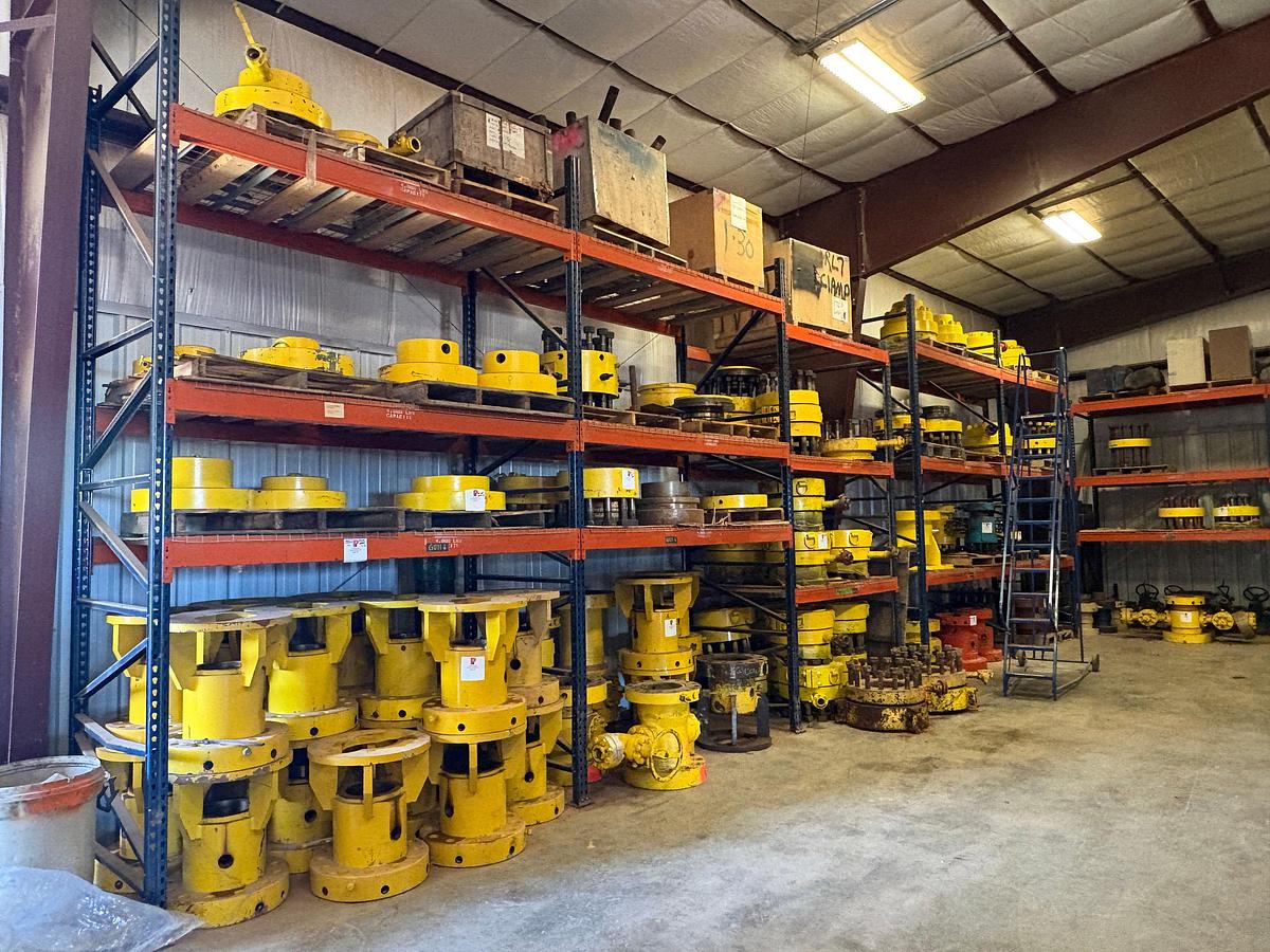 Used 42.5’ x 4’ x 14’ pallet rack shelving