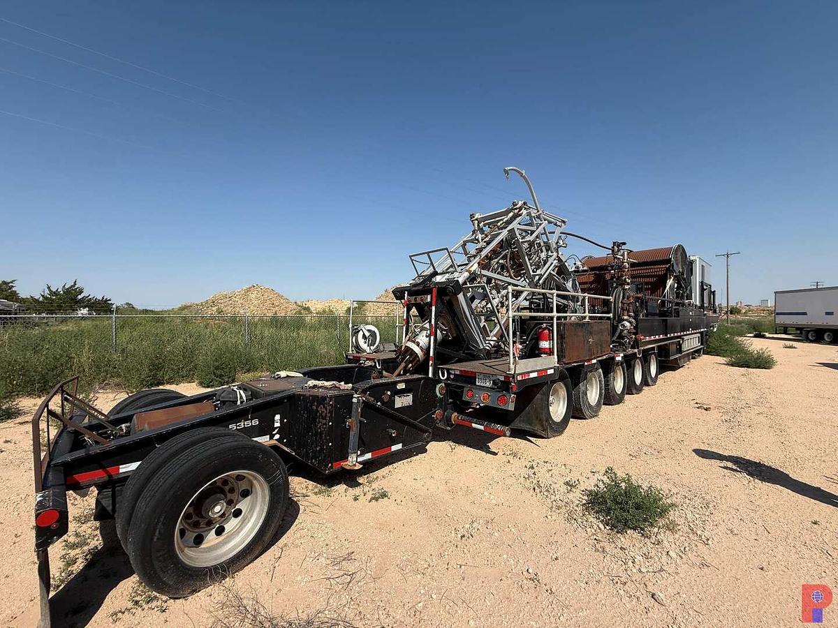 Used 2015 HYDRA RIG HR6100 15K 2-3/8" COIL TUBING TRAILER