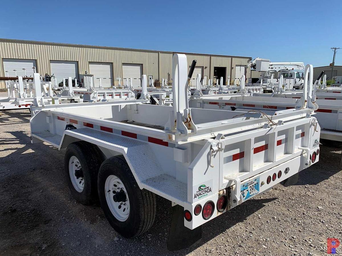 Used 2017 BROOKS BROTHERS TRAILERS  21’ T/A PINTLE HITCH POLE TRAILER