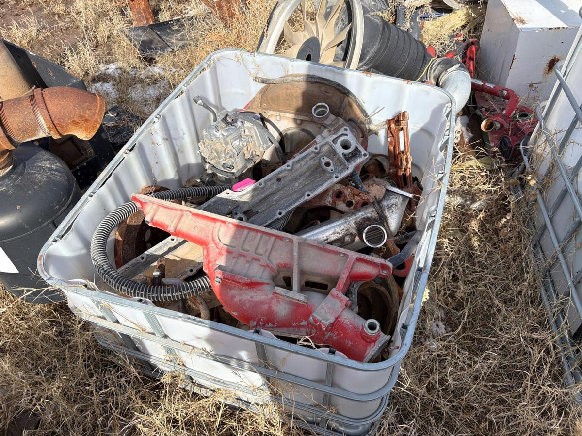 Used Lot w/ INGERSOLL RAND air compressor assorted engine parts