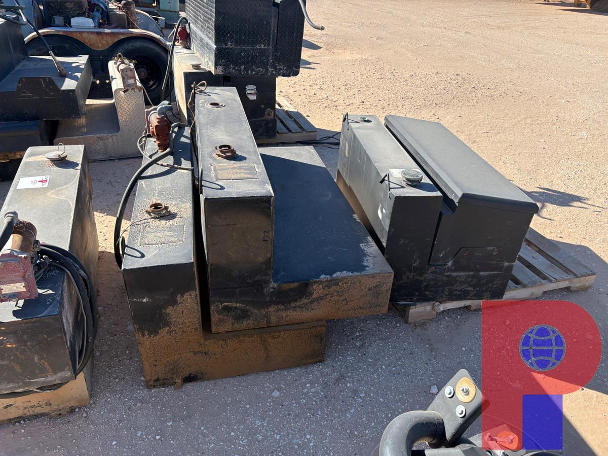 Used (6) ASSORTED TRUCK TOOLBOXES & L-SHAPED FUEL TANKS, & TRUCK RUNNING BOARDS