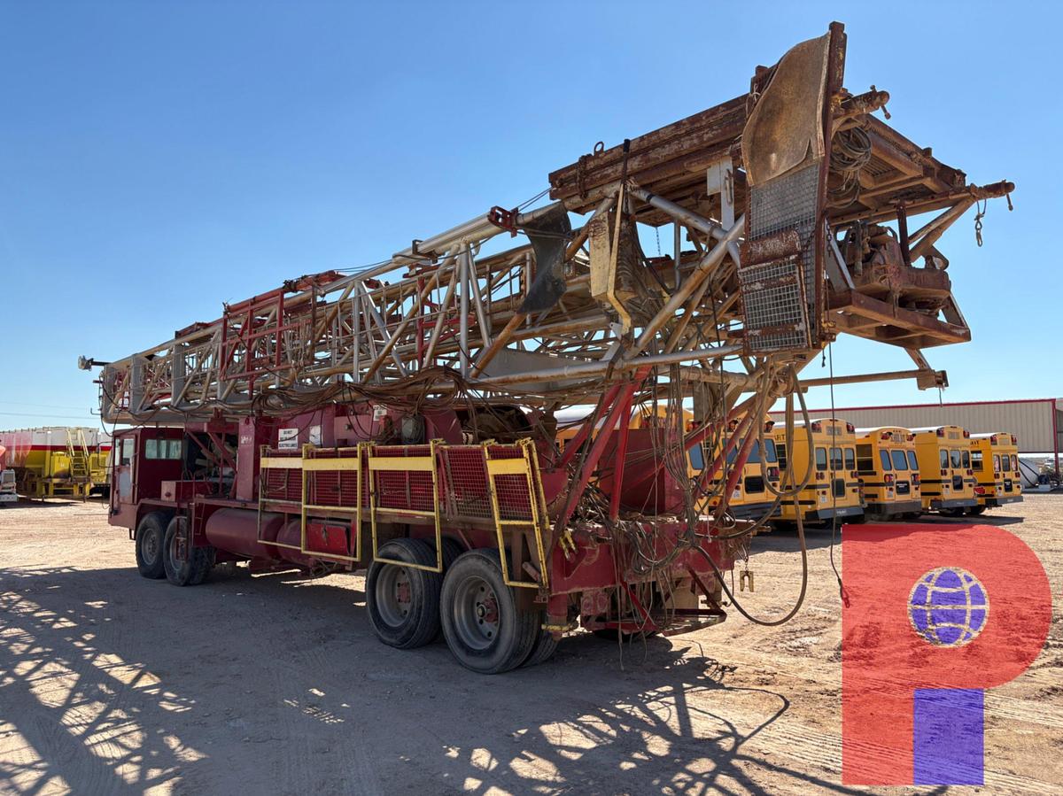 Used FRANKS EXPLORER III 1287 DD 4-AXLE WELL SERVICE RIG