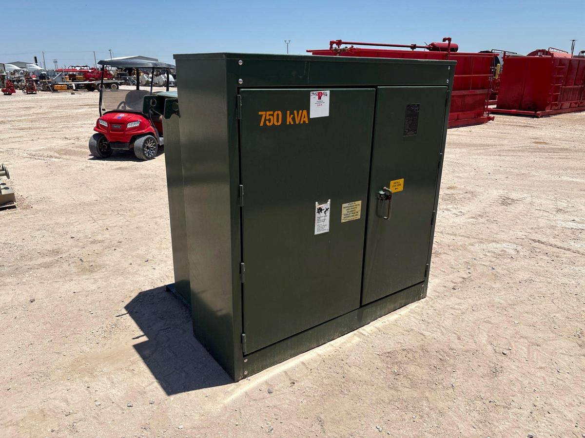 Used Prolec 3-phase 750kVA padmounted transformer