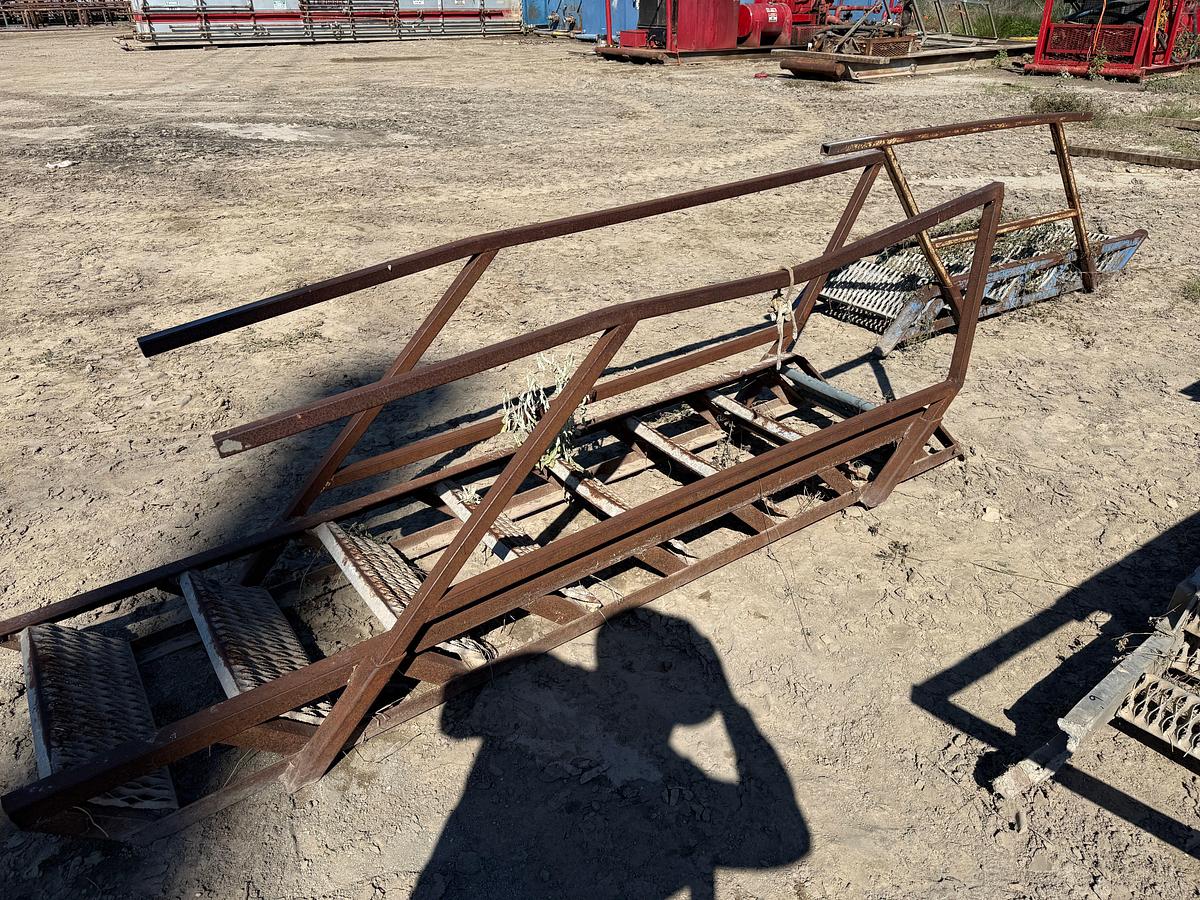 Used (2) 1-6’ & 1-9’ STEEL RIG LADDERS