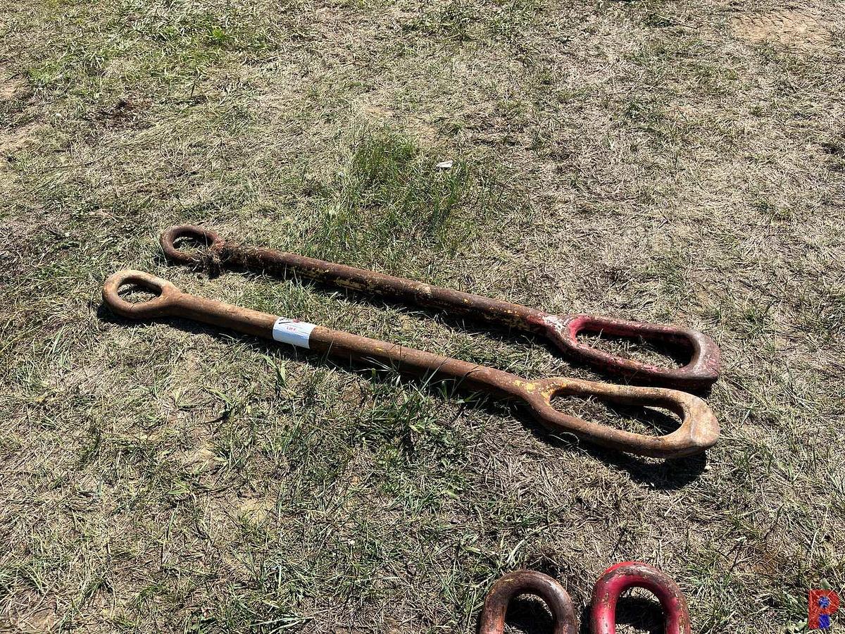 Used (2) 2” X 72” ELEVATOR LINKS
