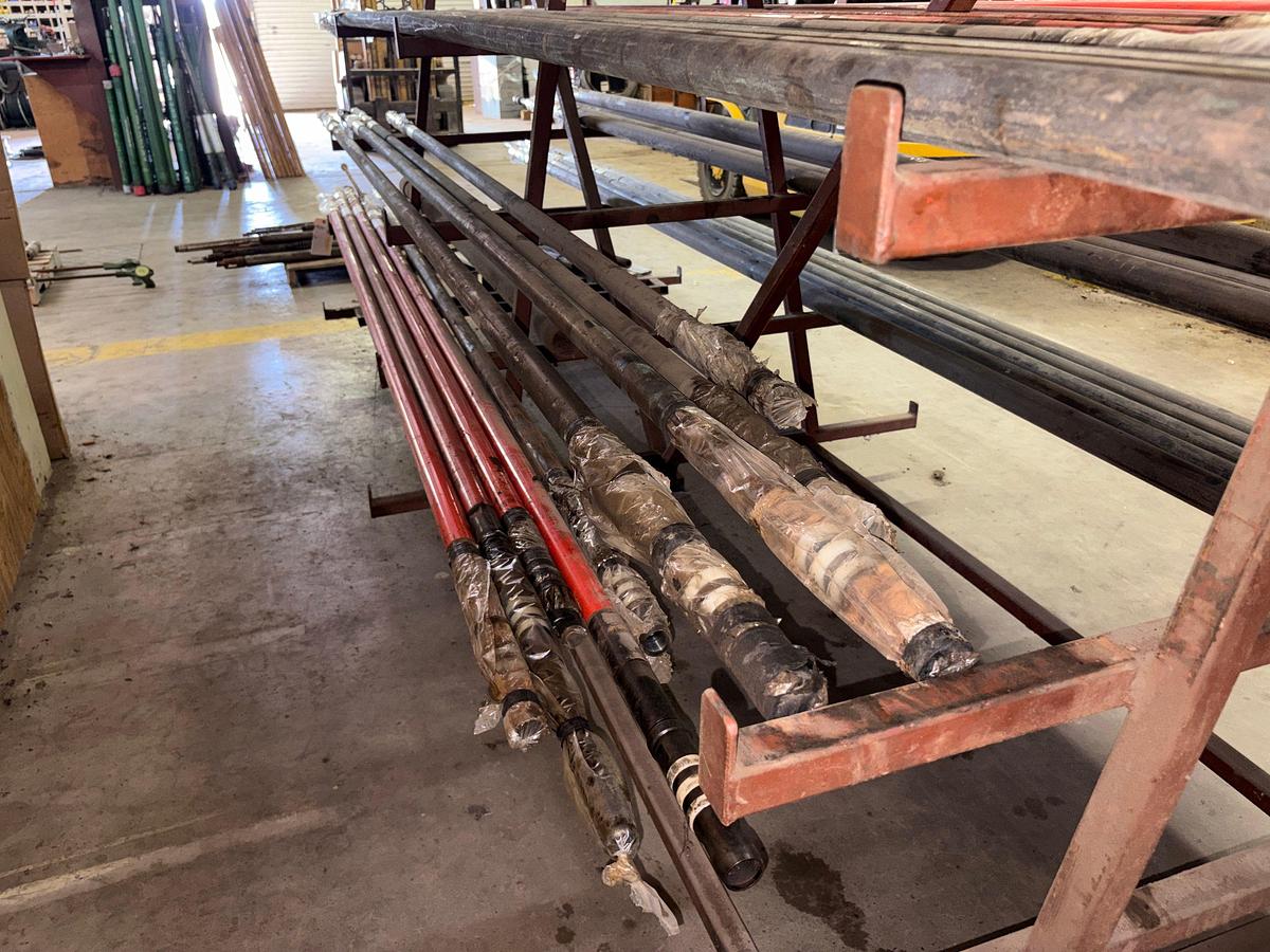 Used 2” x 1-1/2” x 12’, 3’MTL PLGR, Nicarb barrel SS trim rod