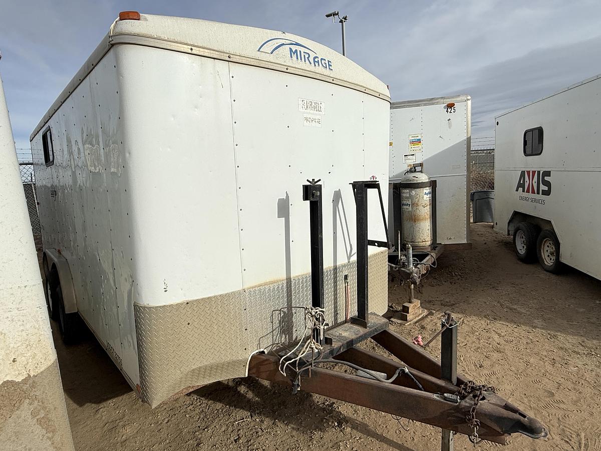 Used 2006 MIRAGE TRAILERS 16’ T/A BUMPER PULL DOGHOUSE TRAILERS