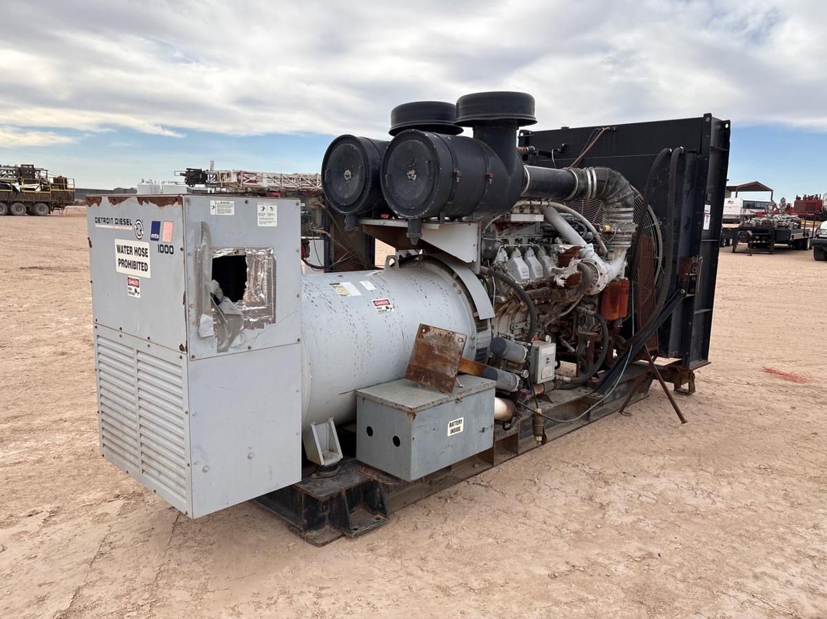 Used Detroit Diesel 100DSEB 890KW 3-phase generator