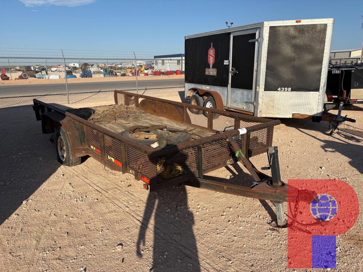 Used 2008 C&M TRAILERS 16’ X 7’ T/A BUMPER PULL UTILITY TRAILER