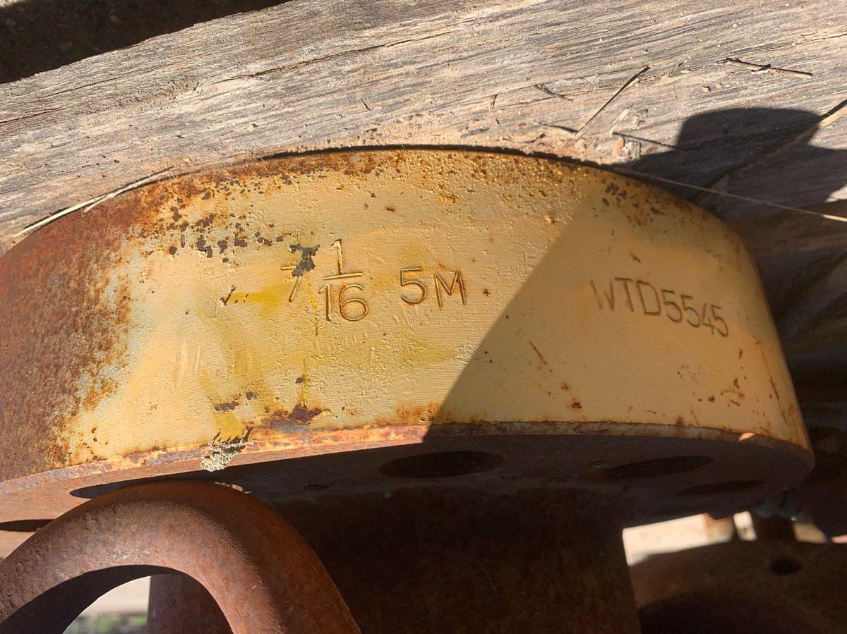 Used Pallets of (2) DSA 10k Flanges (1) DSA 5k Flange, (1) 7-1/16 5k Spool, (2)7-3/8” and 8” Stripper Head,