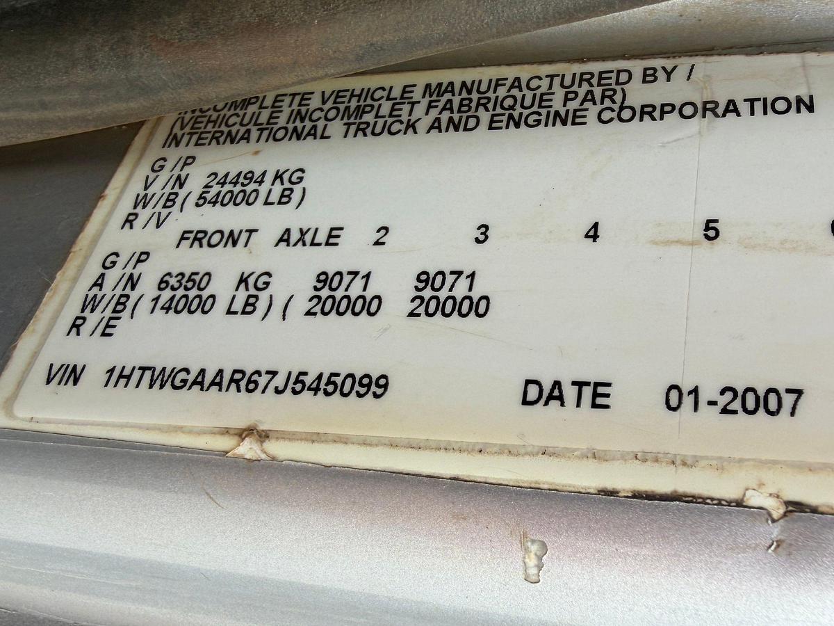 Used WATSON HOPPER SWAB RIG MTD. ON 2007 INTERNATIONAL TRUCK
