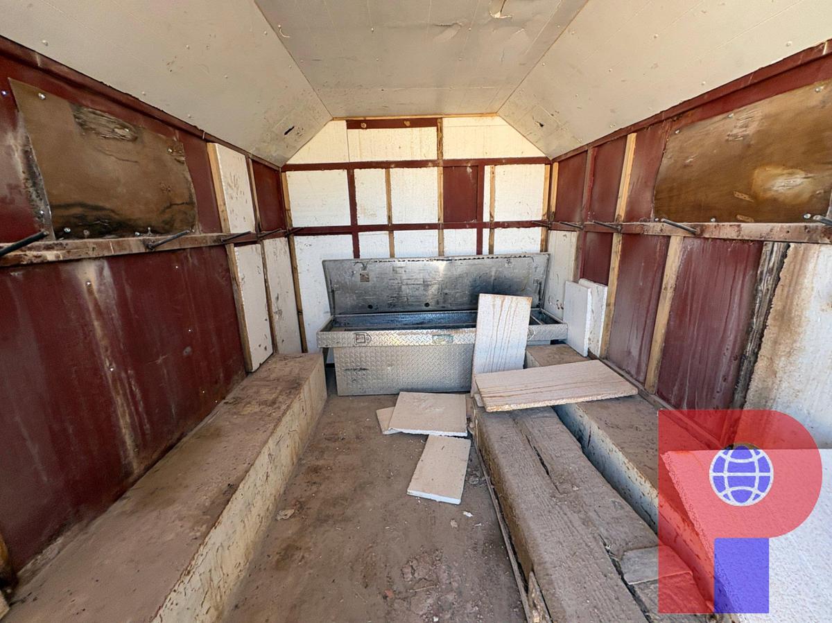 Used SHOPBUILT 10’ X 7’ T/A BUMPER PULL DOGHOUSE TRAILER