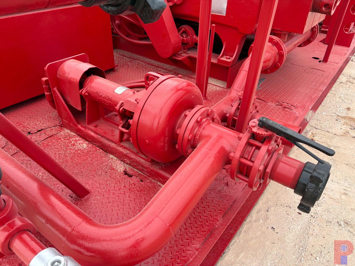 Used GARDNER DENVER PAH TRIPLEX PUMP UNIT, SKIDDED