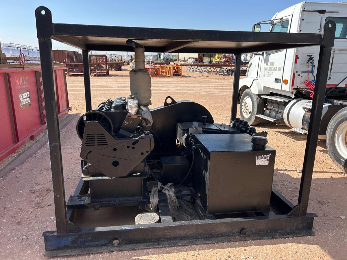 Used WHEATLEY TRIPLEX PUMP P/B DEUTZ F5L 912 DIESEL  ENGINE W/ PTO CLUTCH SKIDDED