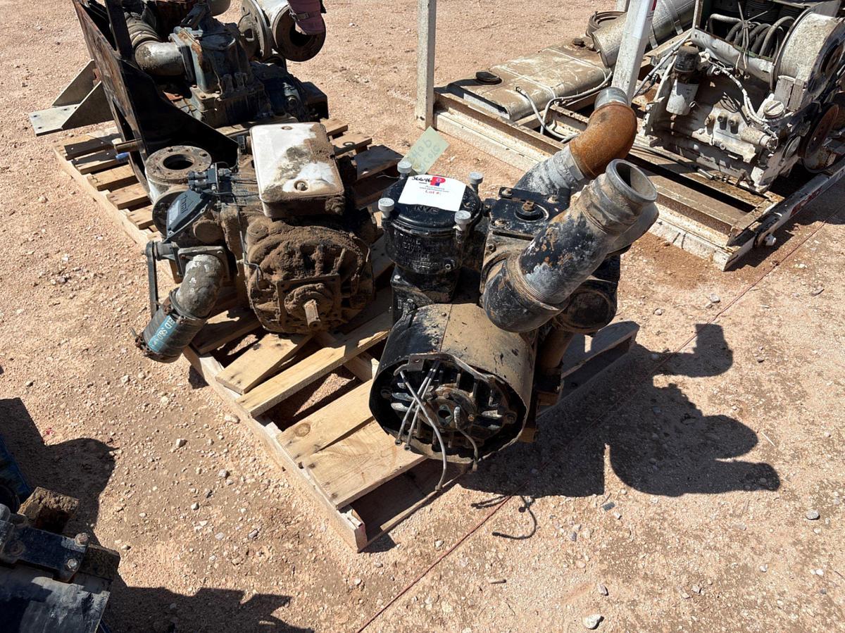 Used (2) vacuum pumps, NVE & Jurop