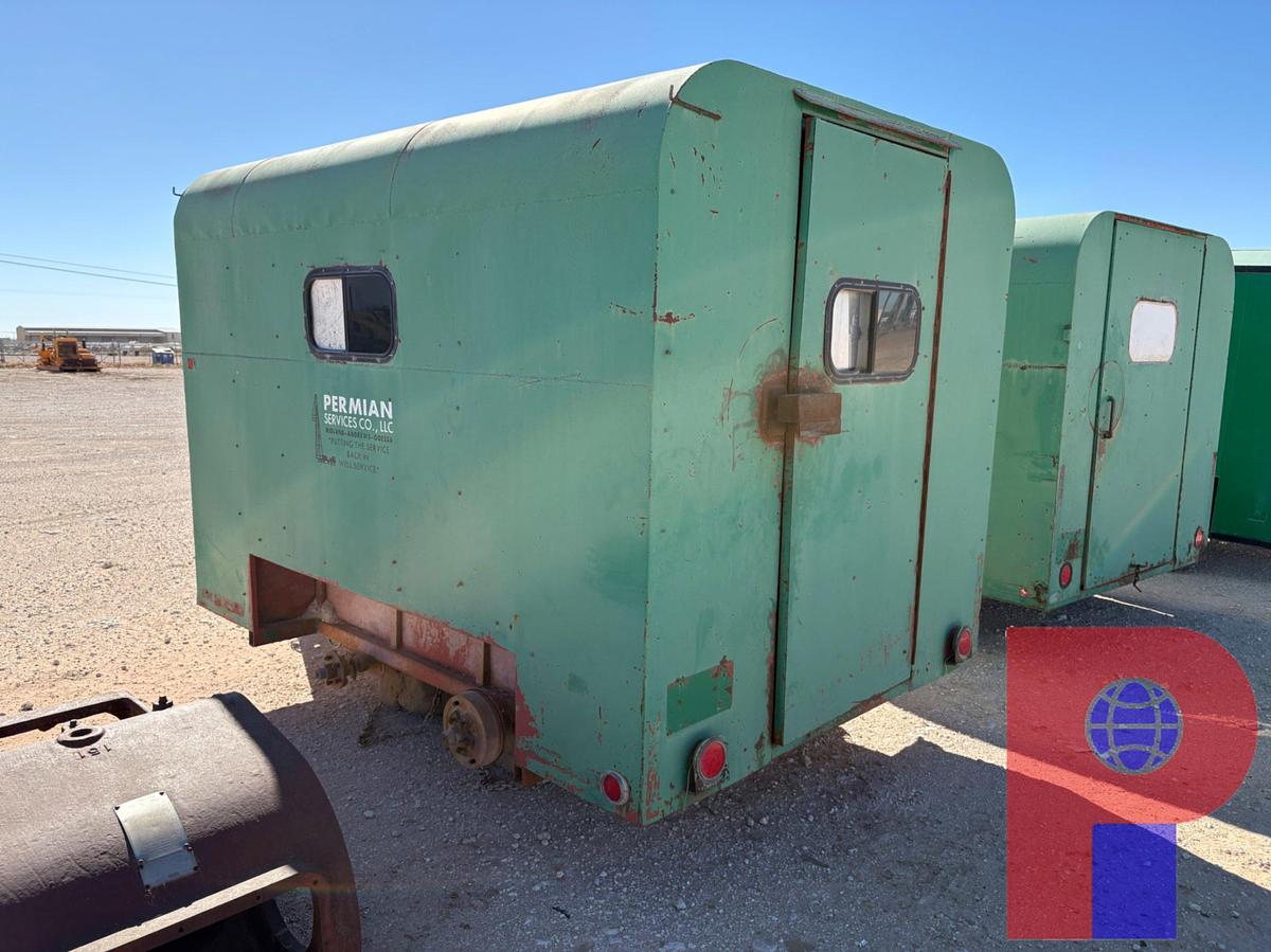 Used SHOPBUILT 10’ X 7’ T/A BUMPER PULL DOGHOUSE TRAILER
