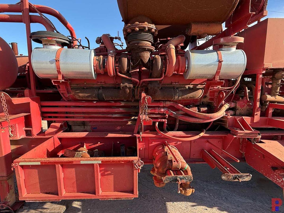 Used SPM 2,000 HP TRIPLEX ACID PUMP P/B DETROIT 16V149TTIA ON T/A TRAILER