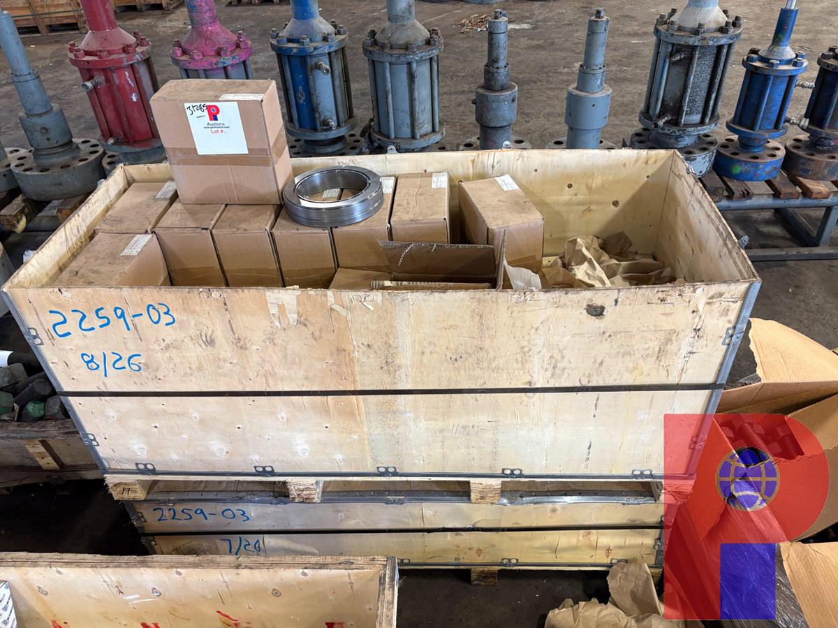 Used (2 CRATES) OF NEW IN BOX 7-1/16” 15K GATE VALVE SEATS